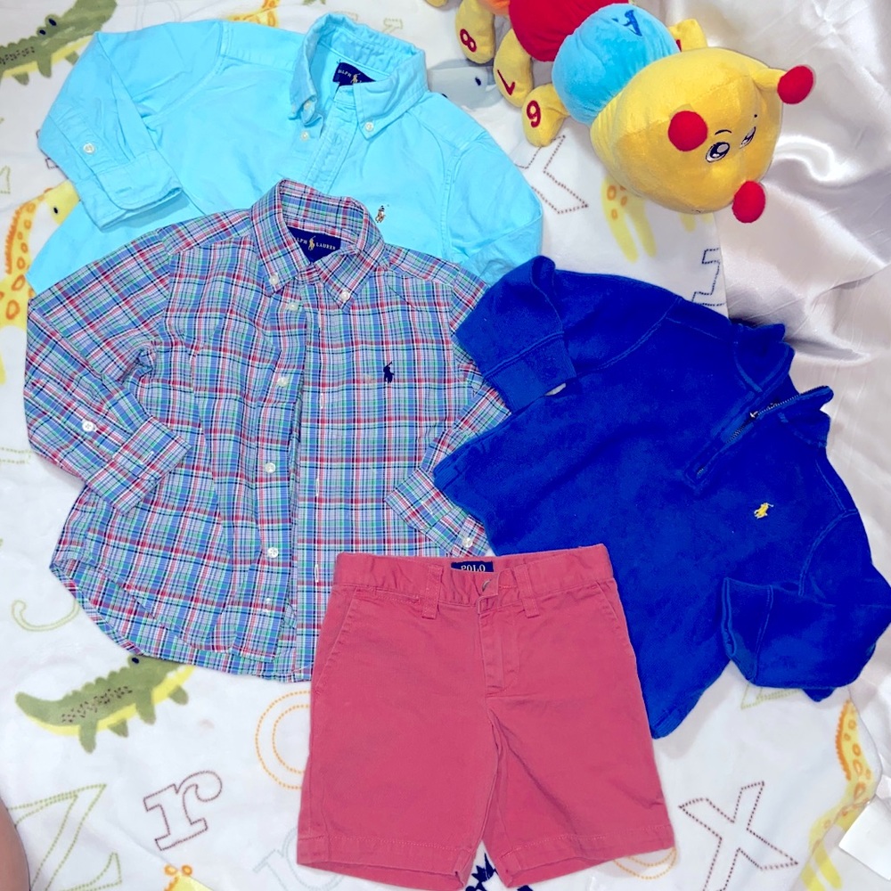 Ralph Lauren Bundle of 4 Core Pieces, EUC 24m/2T